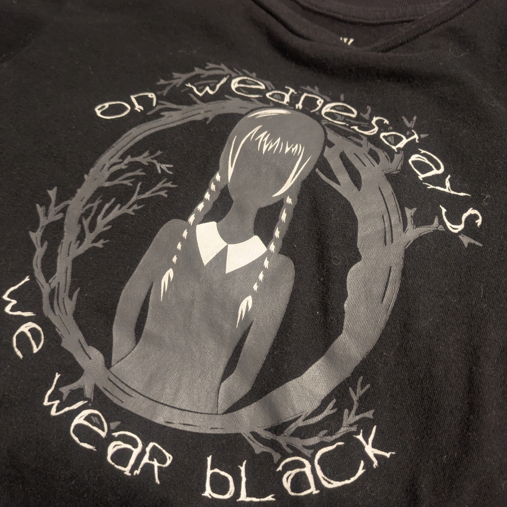 Black Graphic Kids Tee